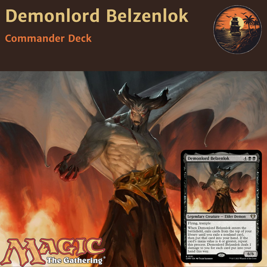 Necrotic Ooze COMBO - Demonlord Belzenlok - Custom Commander Deck