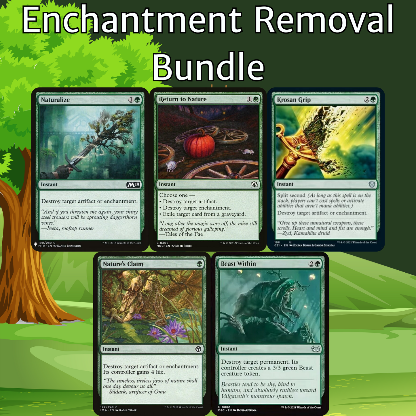 Green Enchantment Removal Bundle