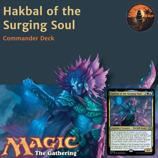 Merfolk Exploration & Tide Control - Hakbal of the Surging Soul - Custom EDH Commander Deck