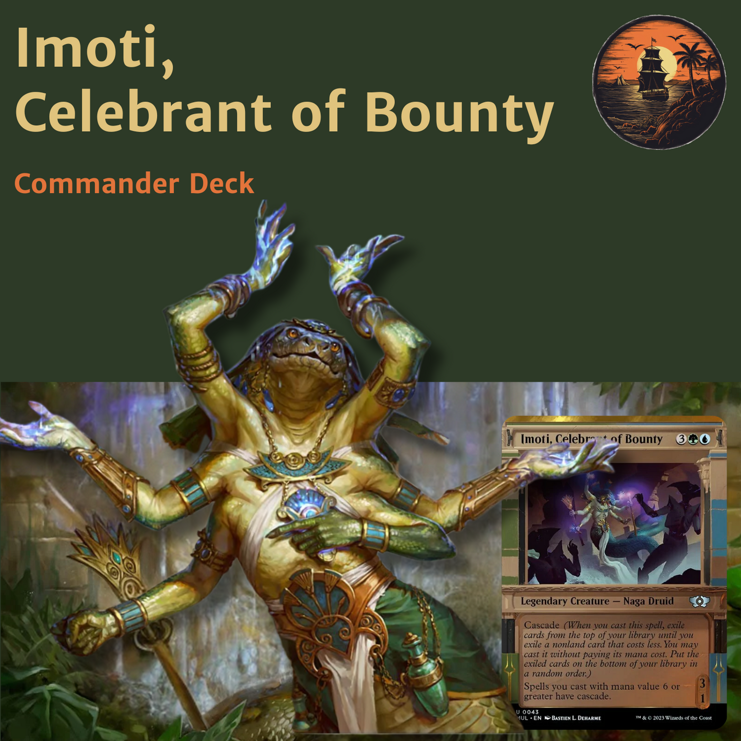 Casade - Imoti, Celebrant of Bounty - Custom EDH Commander Deck