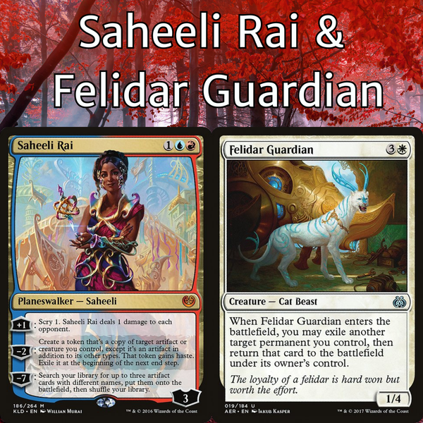 Saheeli Rai + Felidar Guardian - 2 Card Combo – Collectors Cove