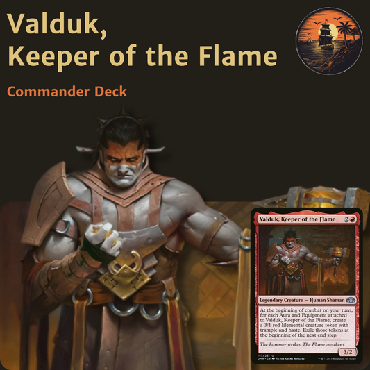 Elemental Token Swarm & Equipment Power - Valduk, Keeper of the Flame - Custom Commander Deck